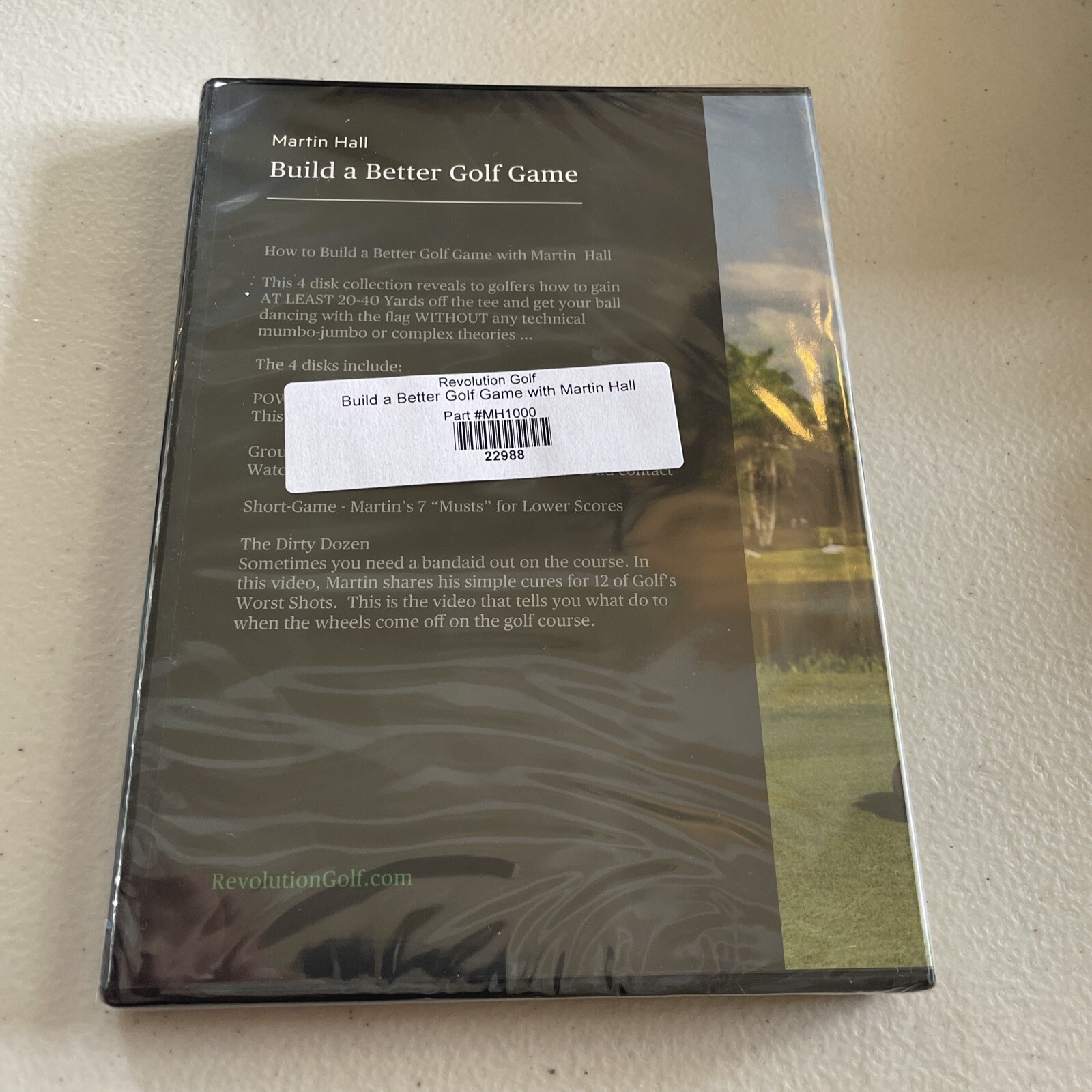 Martin Hall: Build a Better Golf Game (DVD, 2013, Revolution Golf)
