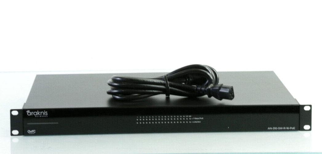 Araknis Networks 16 Port L2 Gigabit Switch W PoE+ AN-310-SW-R-16-POE  o32