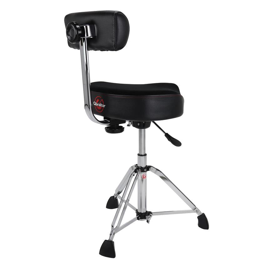 Gibraltar 9808HMB 9000 Series Hydraulic Cordura Saddle Drum Throne 16"