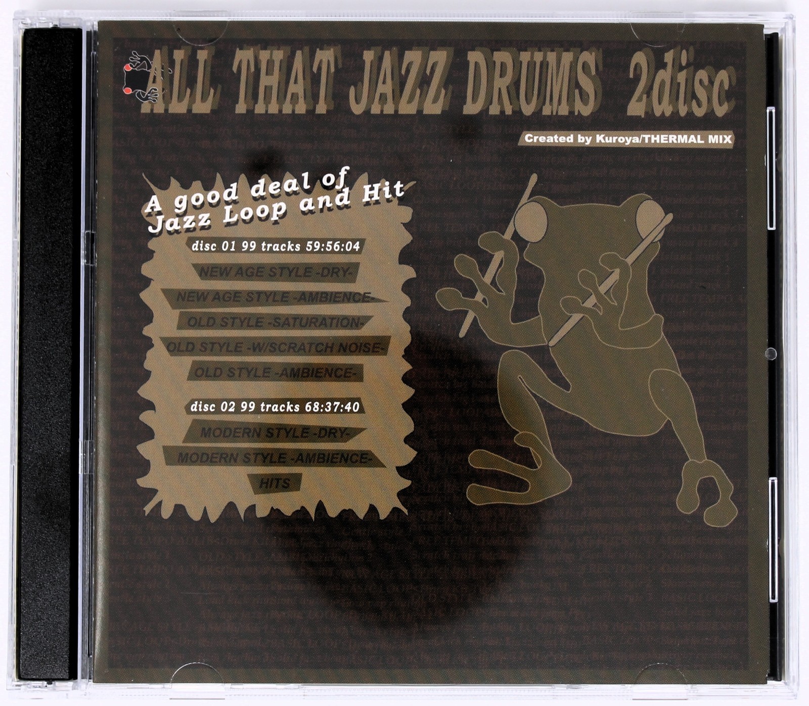 Kaeru Cafe White Loop 7 All That Jazz Drums Sample/Sound Library/Sampling CD