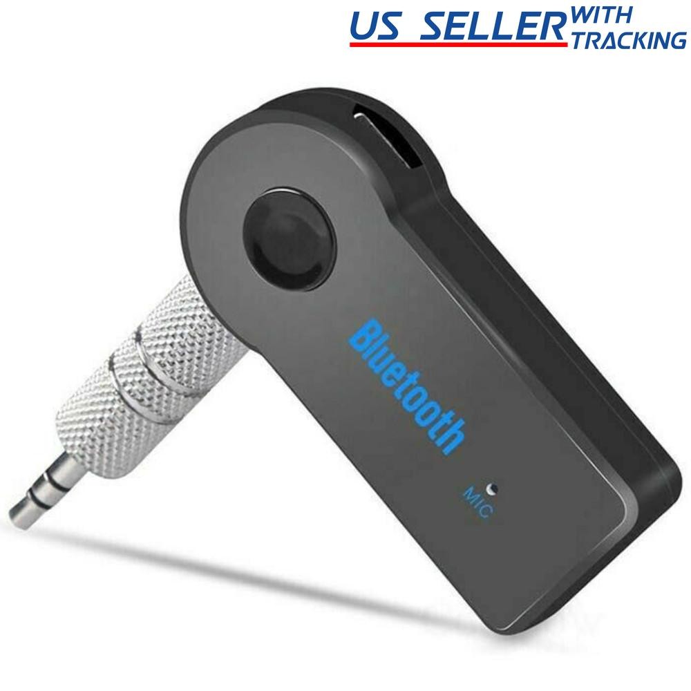 Wireless Bluetooth 3.5mm AUX Audio Stereo Music Home Car Receiver Adapter