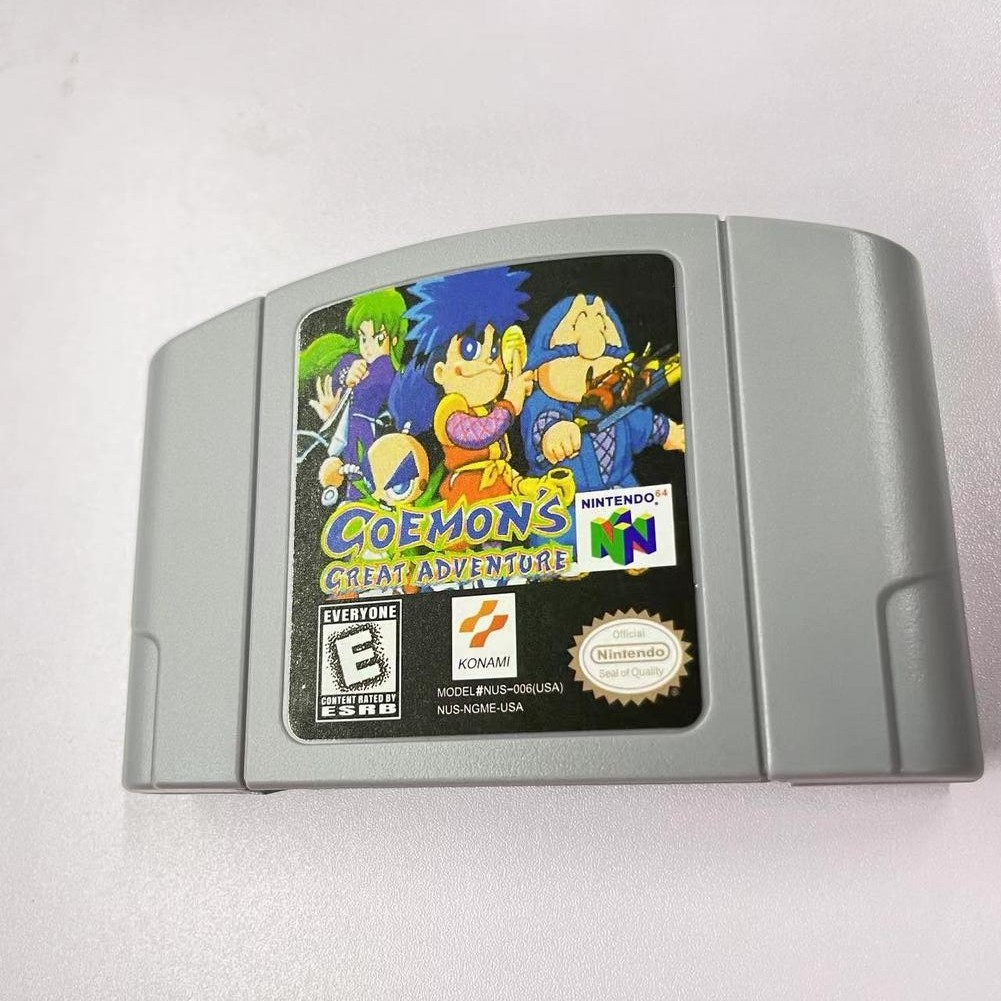 Goemon`s Great Adventure - Nintendo 64 (N64) Retro gaming Collector's item