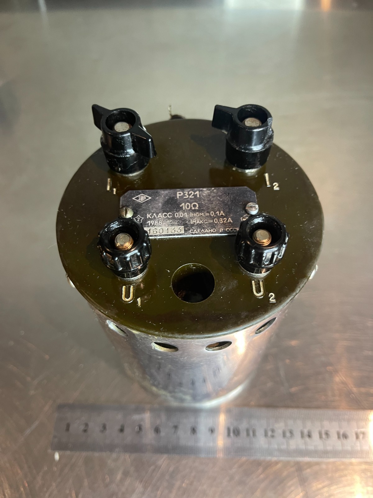 10 Ohm Ω Resistance Standard Resistor Calibrator Accuracy 0.01%  Tested