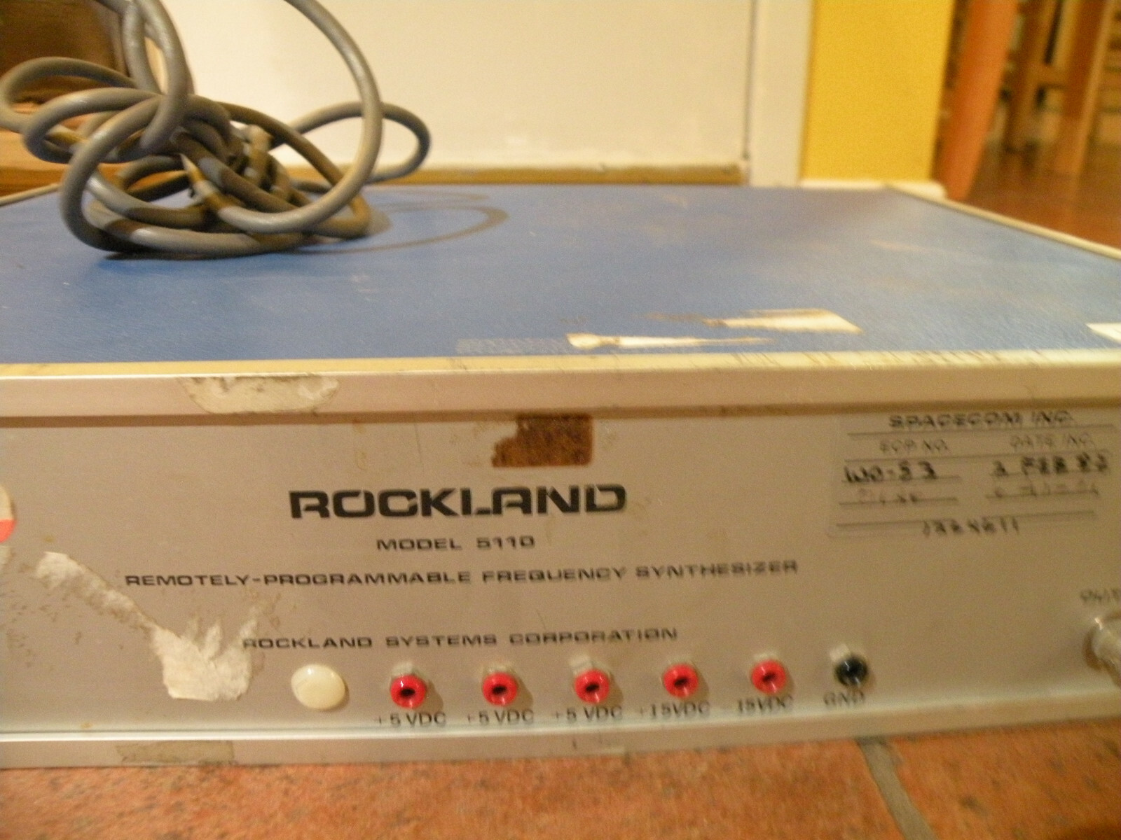 Rockland 5110 Remotely Programmable Frequency Synthesizer PARTS / REPAIR