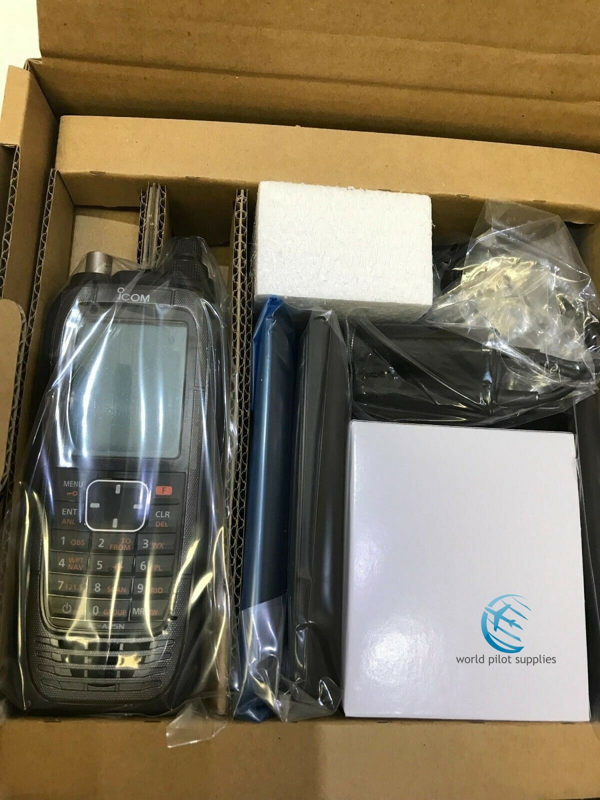 VHF AIRBAND HANDHELD NAVIGATION TRANSCEIVER w/ GPS Bluetooth by iCom p/n IC-A25N