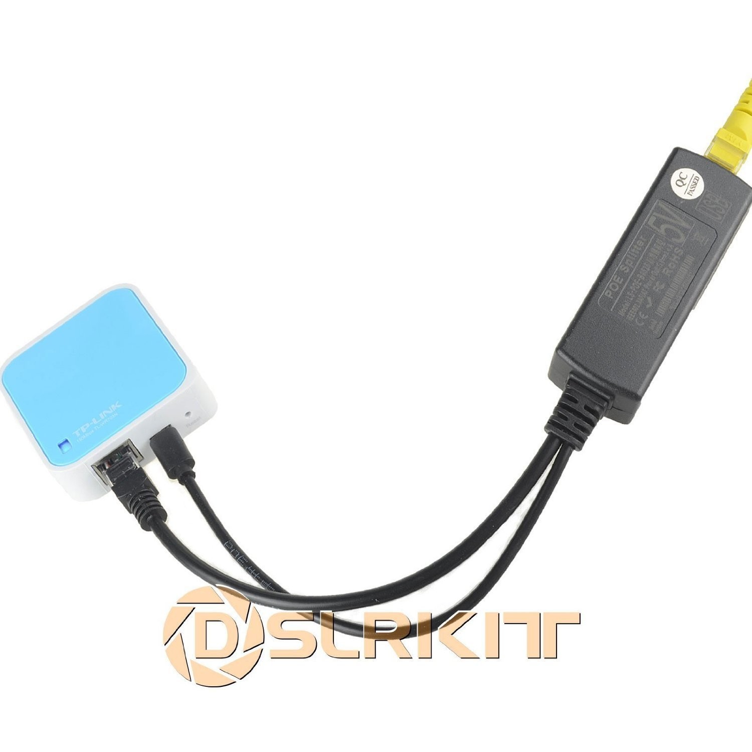 Active PoE Splitter Power Over Ethernet 48V to 5V 2.4A Micro USB Raspberry