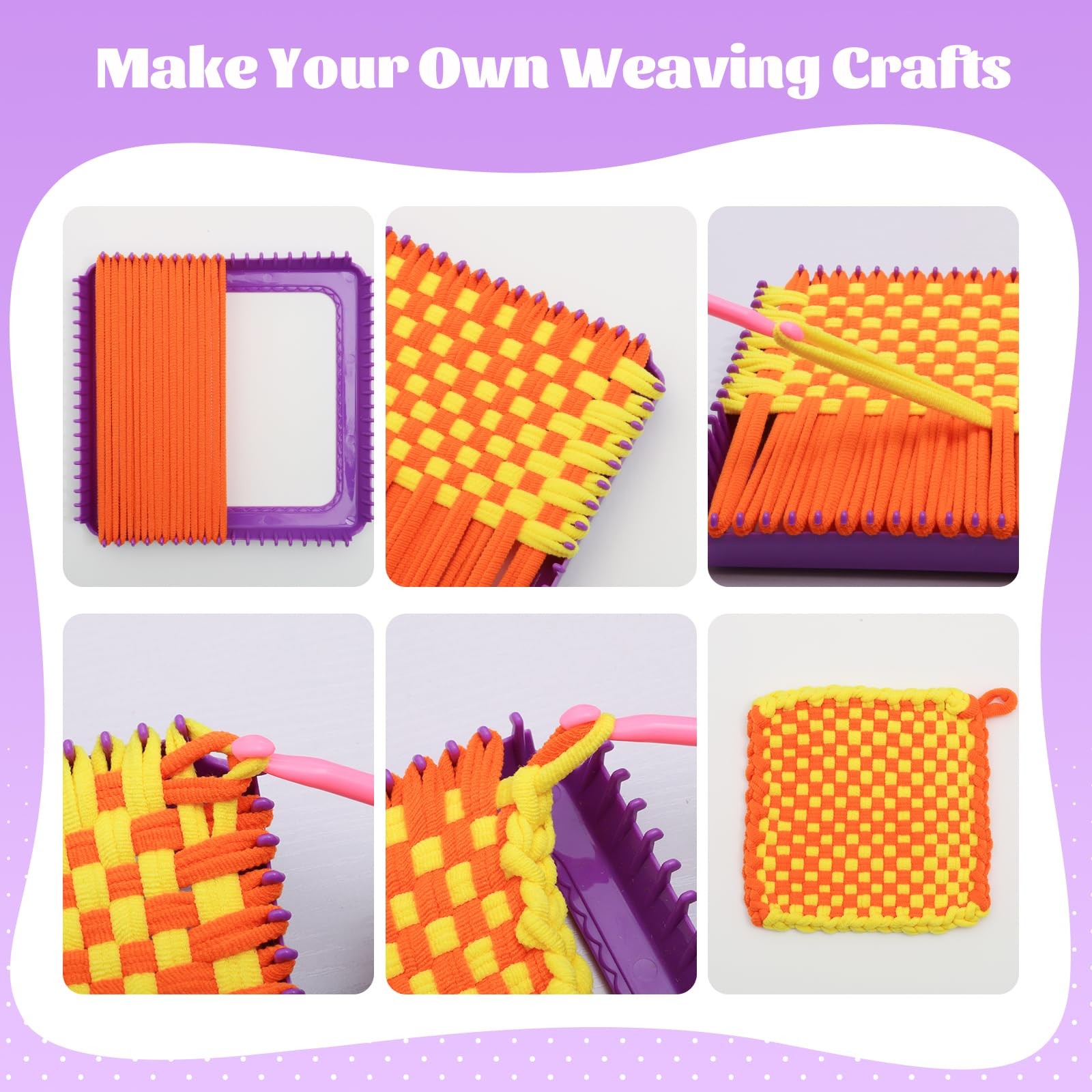 Weaving Loom Kit Toy - Birthday Gifts for Kids 6 7 8 9 10 11 12 Years Old - A...