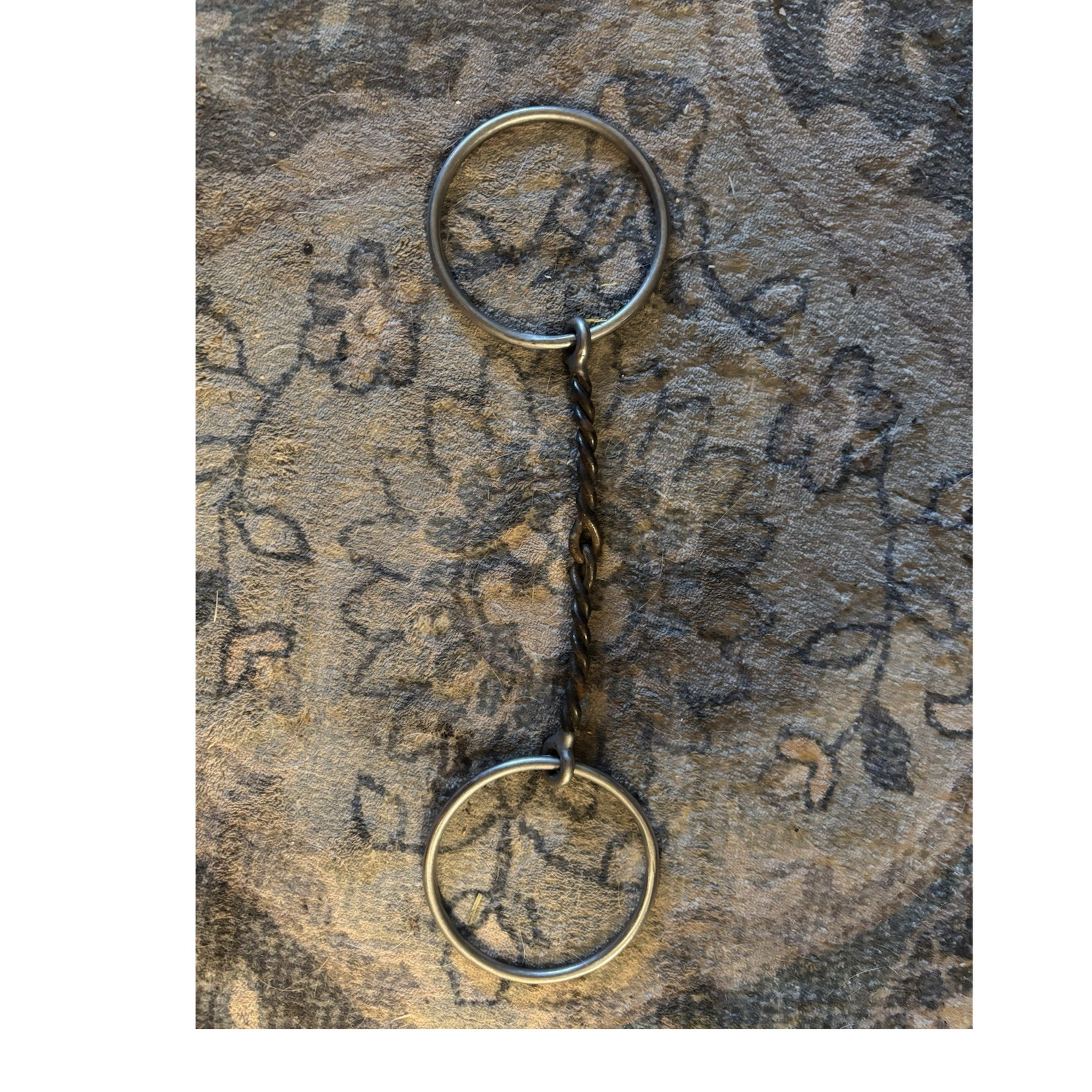 Loose Ring Snaffle Horse Bit Twisted Wire Mouthpiece Metal