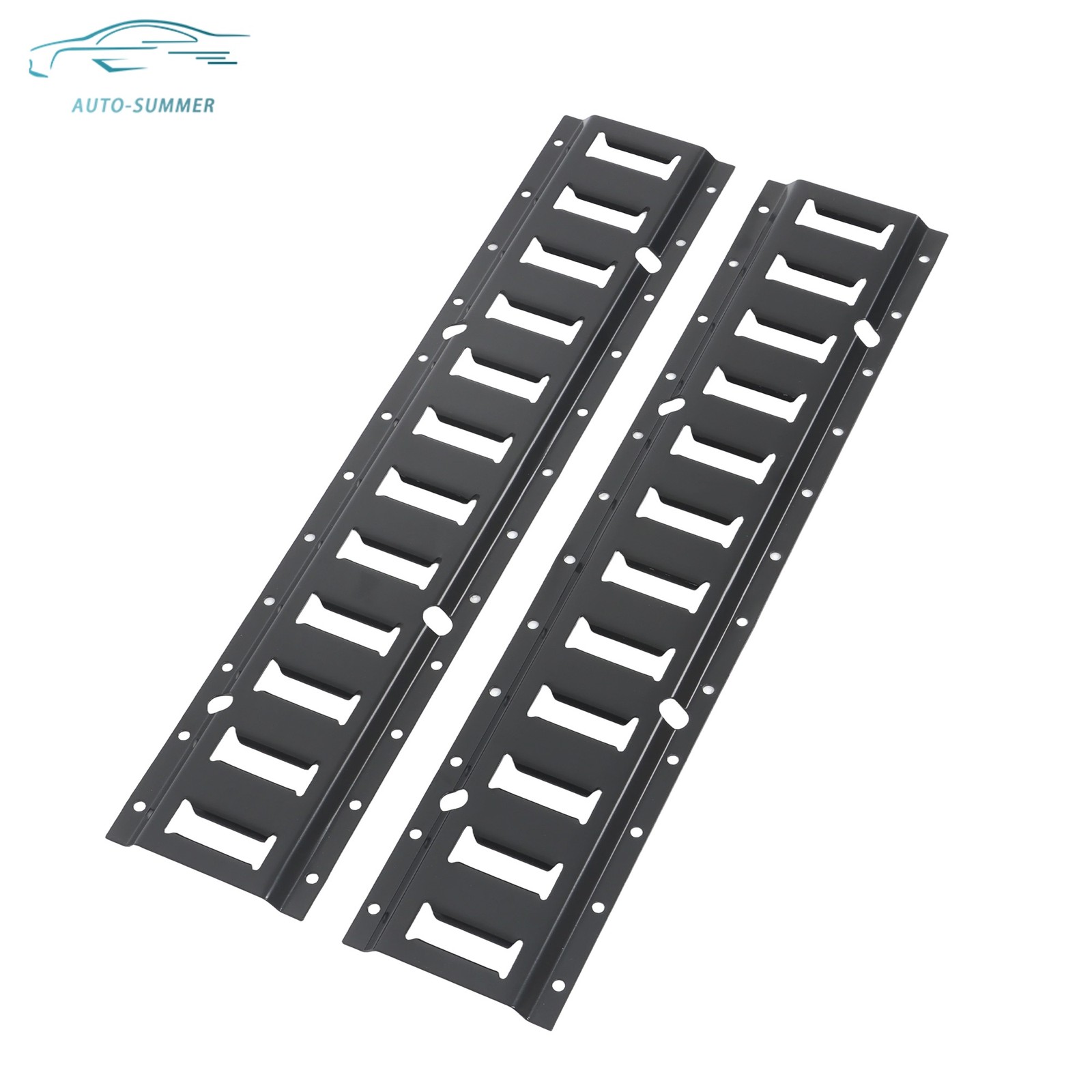 Durable 8 Pack 2' E Track Tie Down Rail Syste Portable Multi Purpose Black New