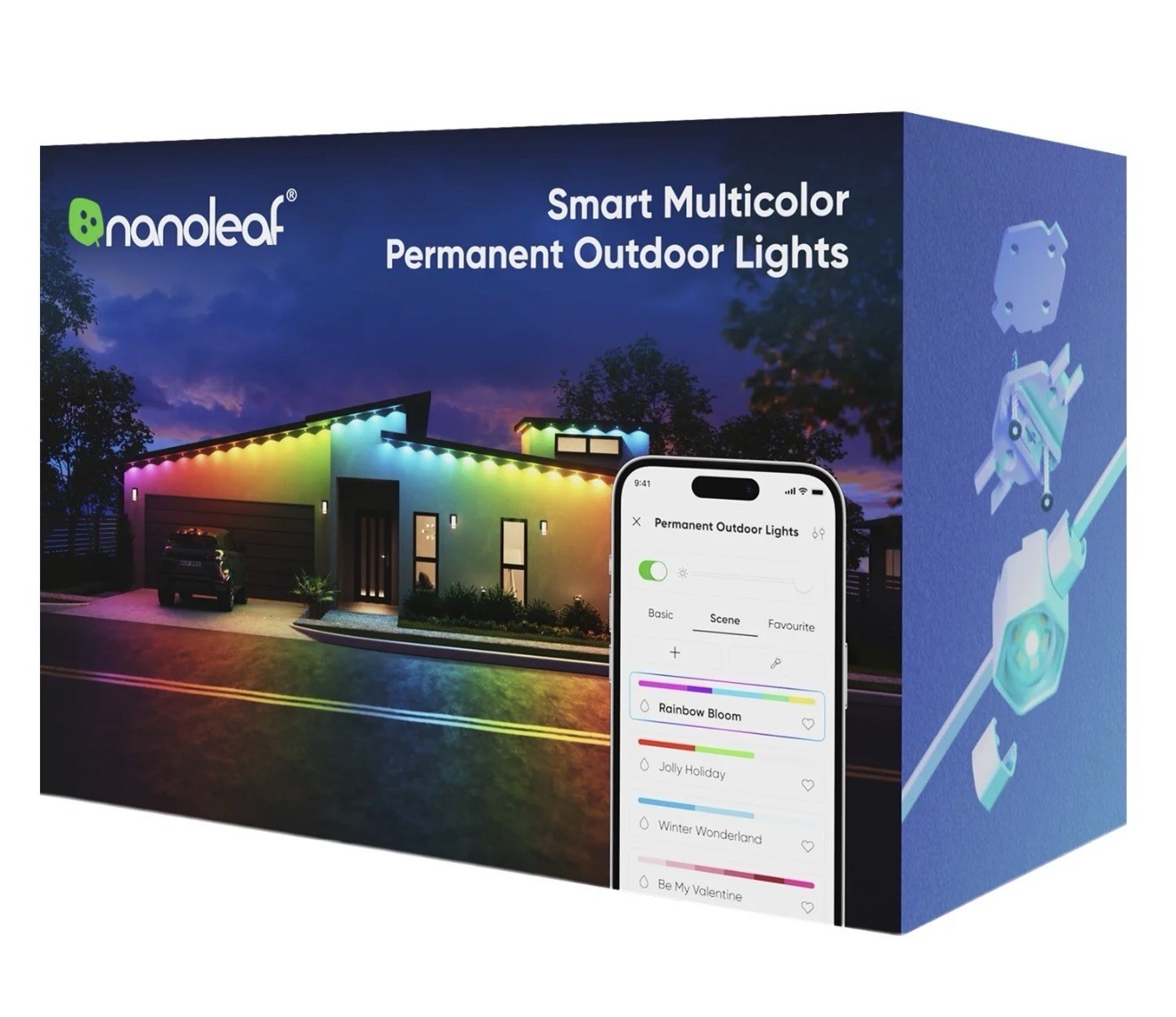 Nanoleaf 16.6 Feet Smart Multi-color Permanent Outdoor Lights Expansion Pack