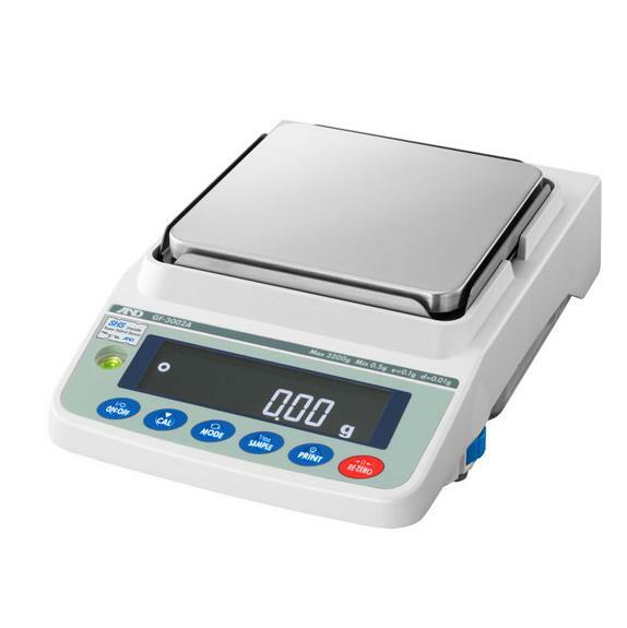 A&D GF-6002A Precision Lab Balance, Compact Jewelry Scale 6200g X 0.01g, NEW