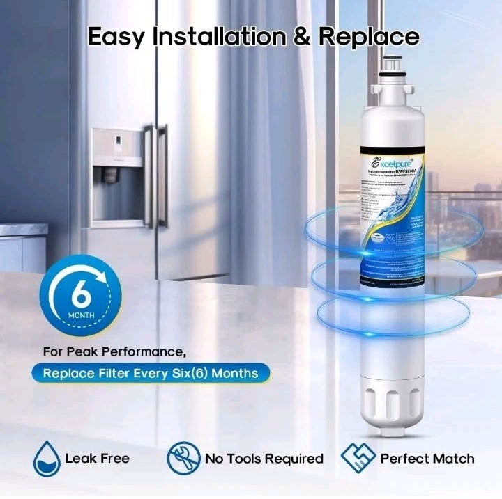 EXCELPURE RWF3600A Replacement for GE RPWF (Not RPWFE), RWF1063, RWF3600A,...