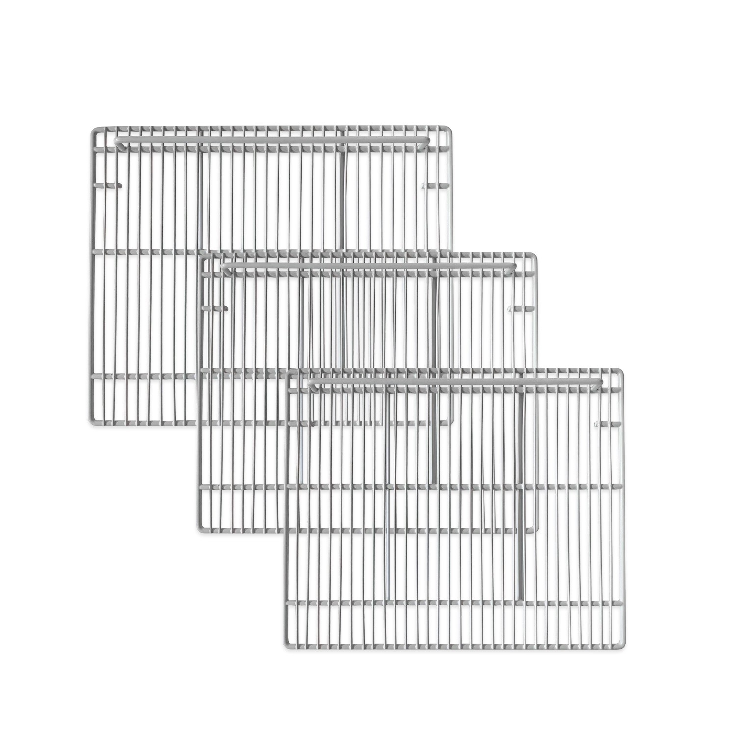 Replacement type three-piece shelf for commercial Freezer and Refrigerator
