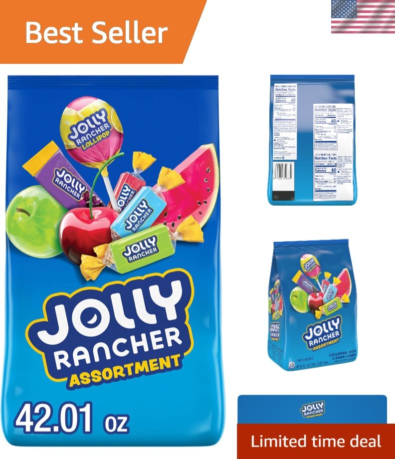 42.01 oz Assorted Fruit Candy Variety Pack – Perfect for Parties & Celebrations
