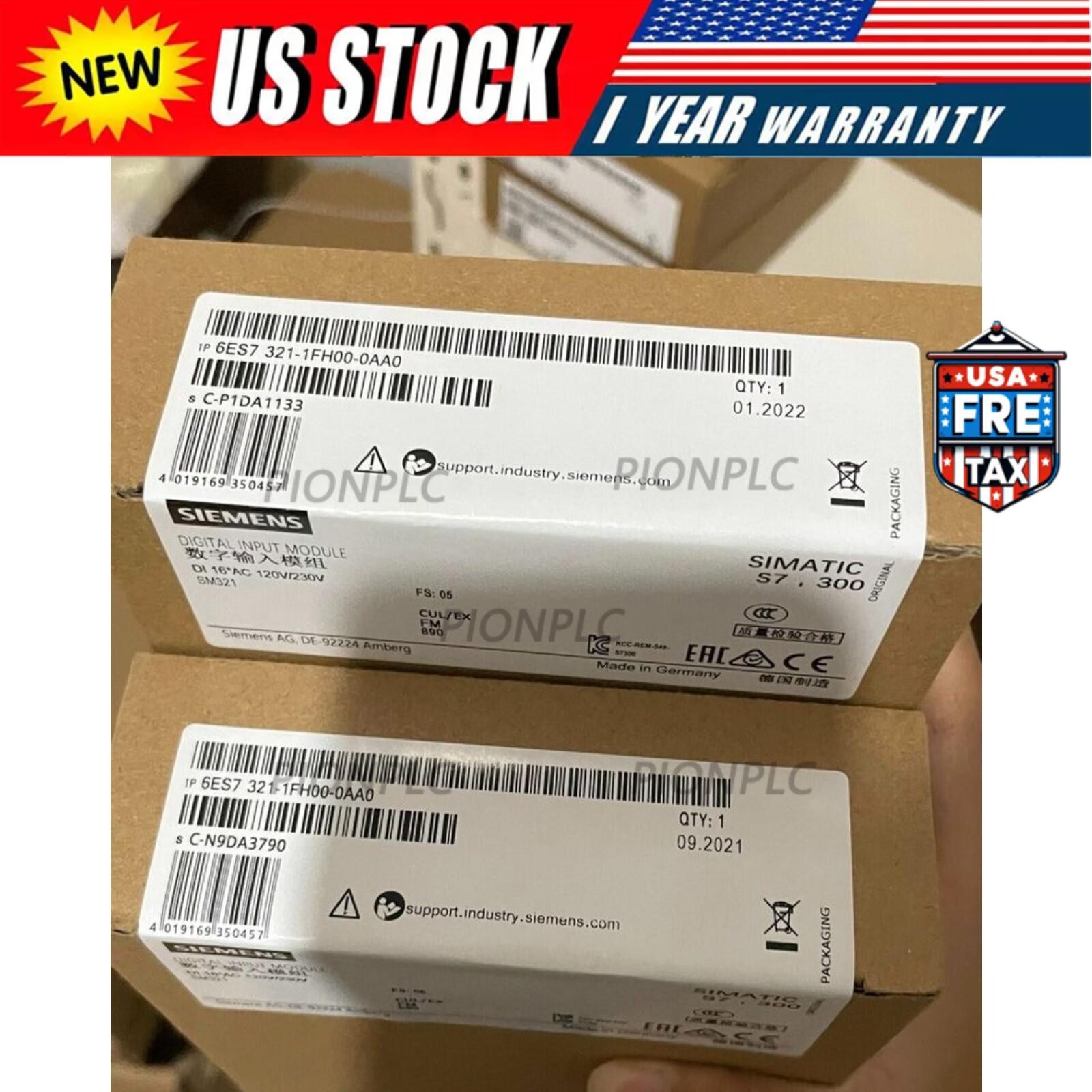 For NEW Siemens 6ES7321-1FH00-0AA0 PLC programmable contro
