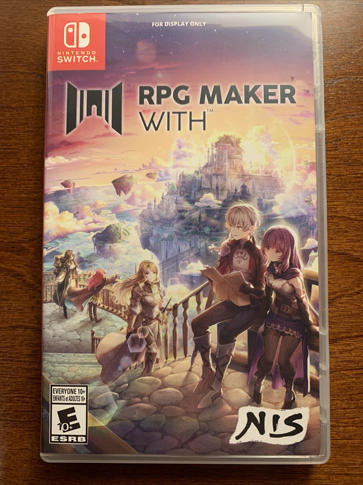 RPG Maker WITH - Nintendo Switch *For Display ONLY / Authentic / No Game /  RARE
