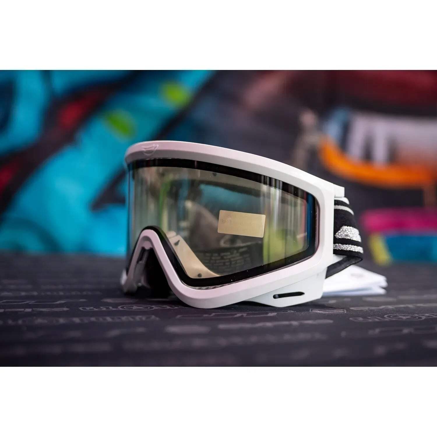 JT QLS Complete Goggle Frame - White w/Clear Lens