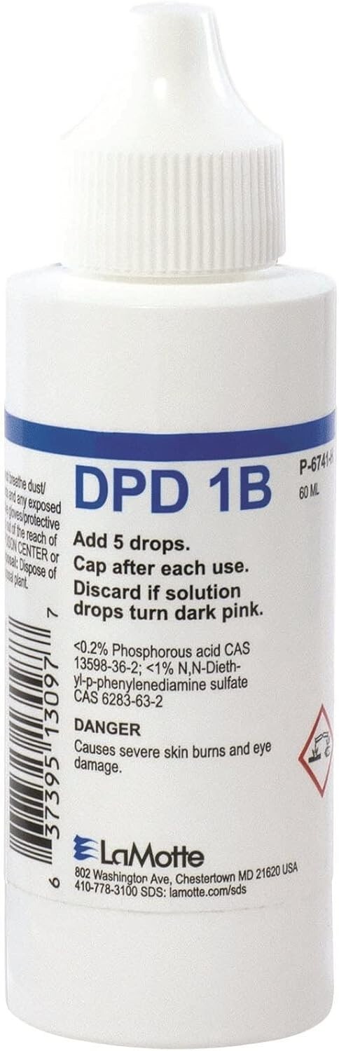 LaMotte P-6741-H Liquid Reagent, DPD #1B Water Testing 2 oz Bottle