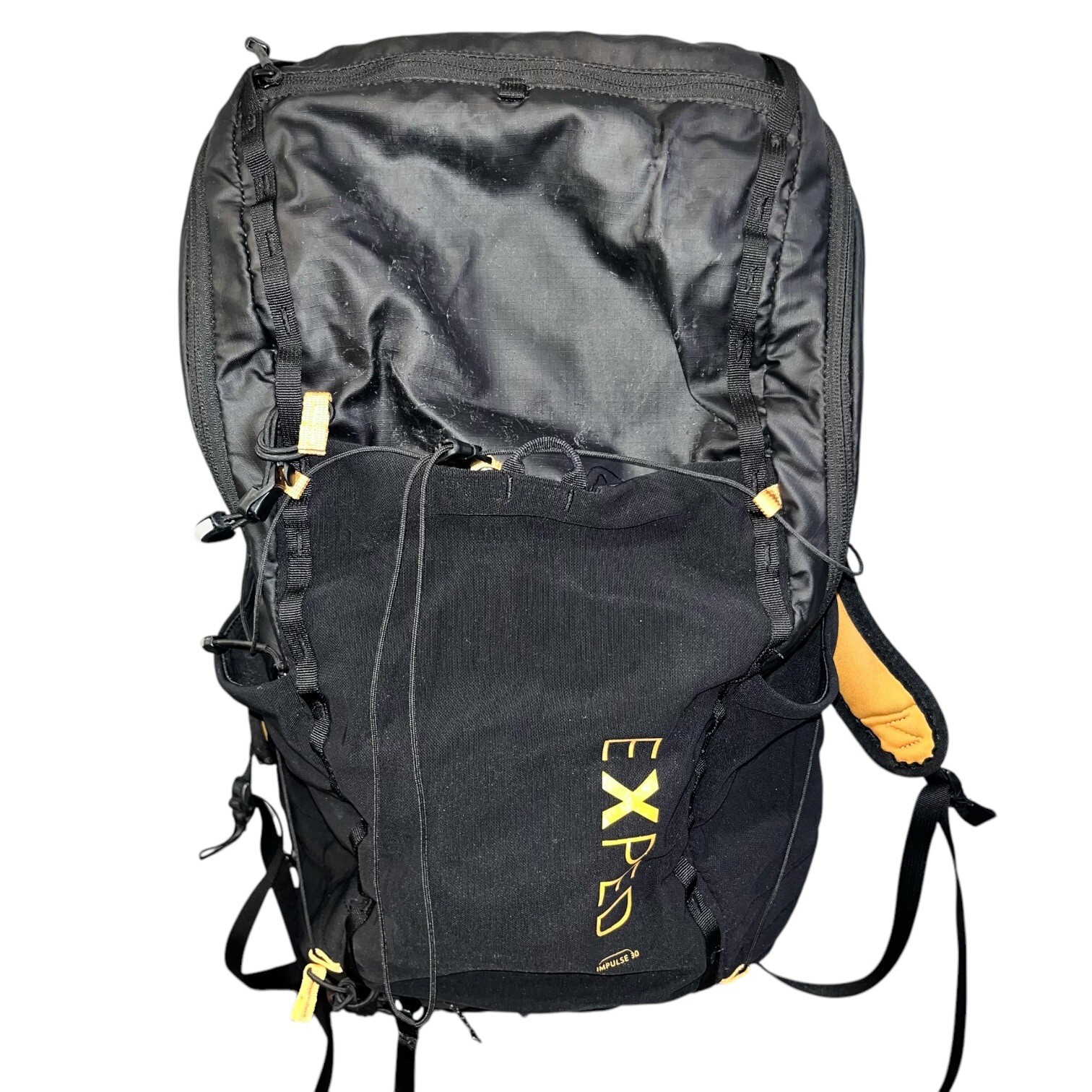 Exped Impulse 30 Backpack Black And Yellow Hiking Trekking Backpacking Camping