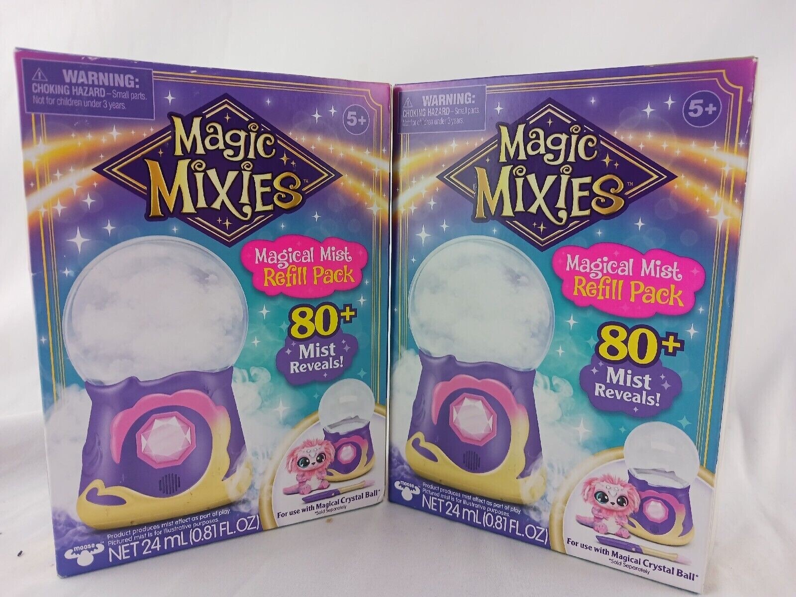 Lot Of 2 MAGIC MIXIES MAGICAL MIST REFILL PACK 80+ Mist Reveals