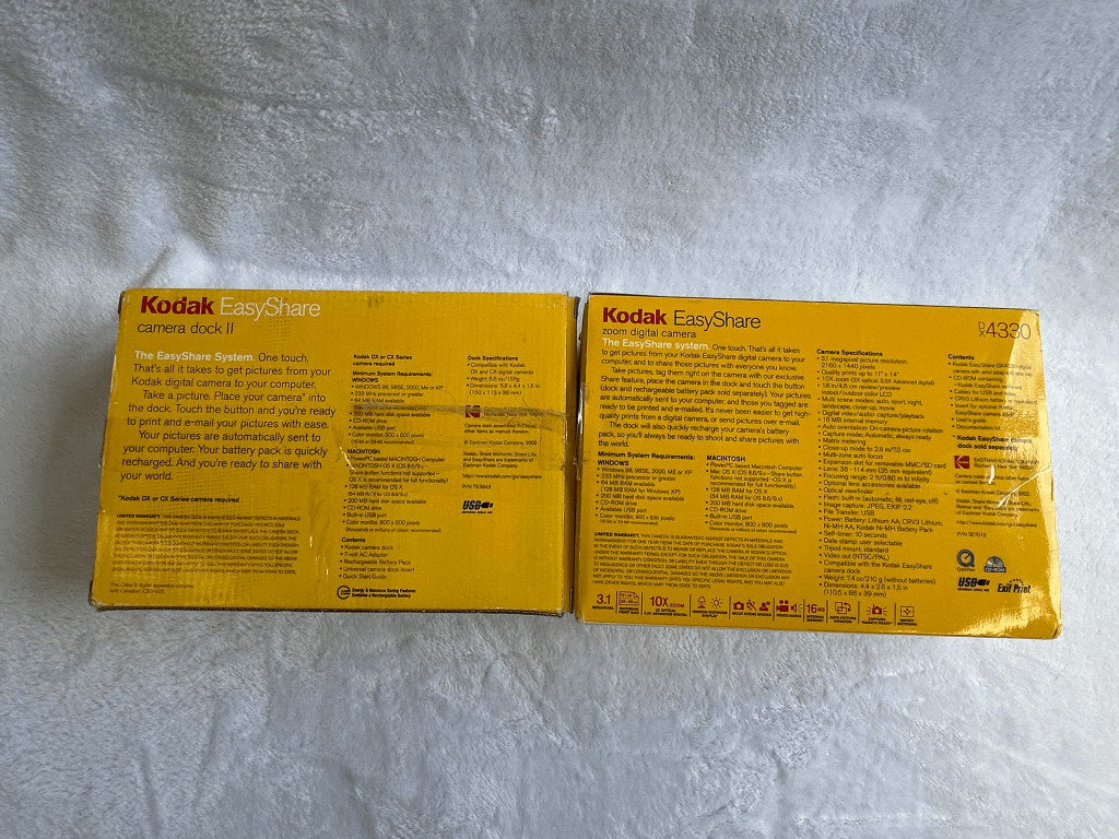 Kodak Easy Share DX4330 Digital Camera, Dock, Camera, Manuals, PARTS ONLY