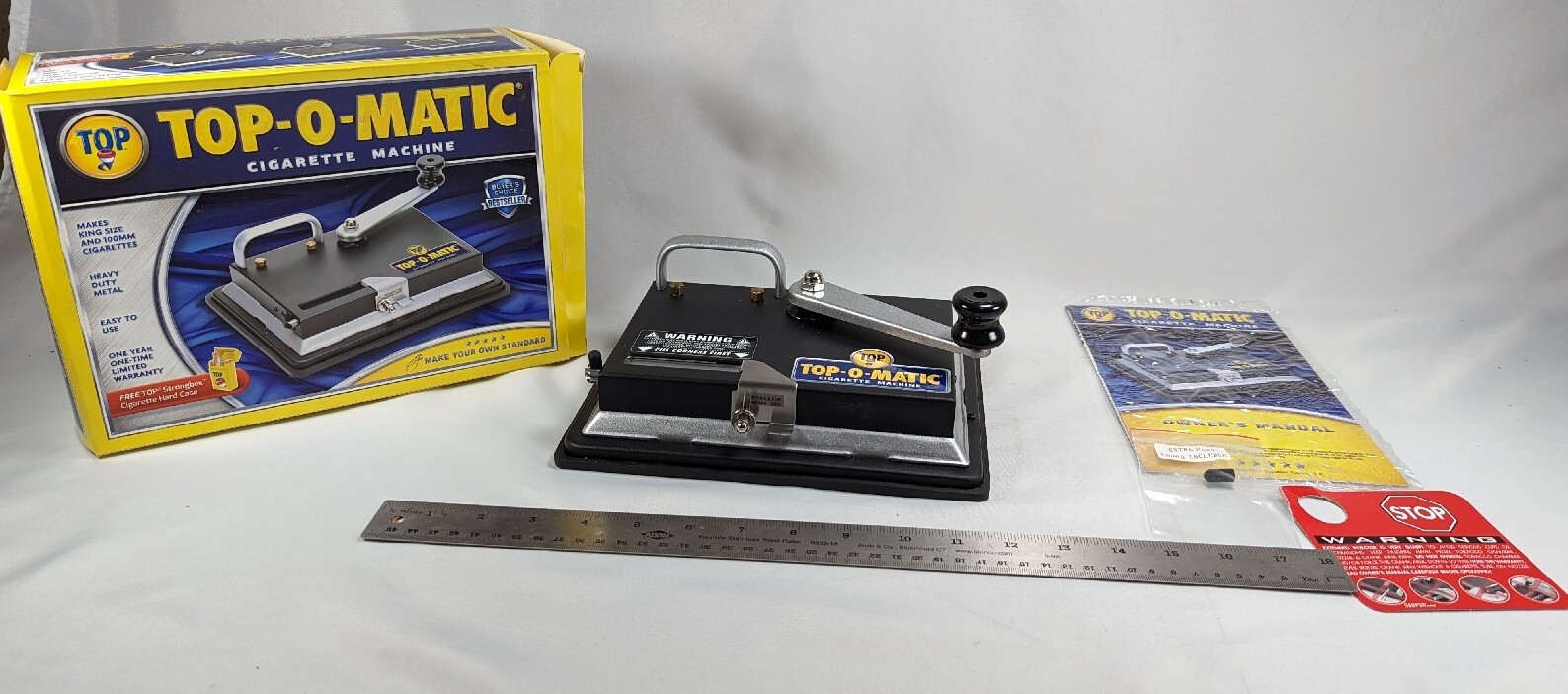 Top-O-Matic Cigarette Rolling Machine