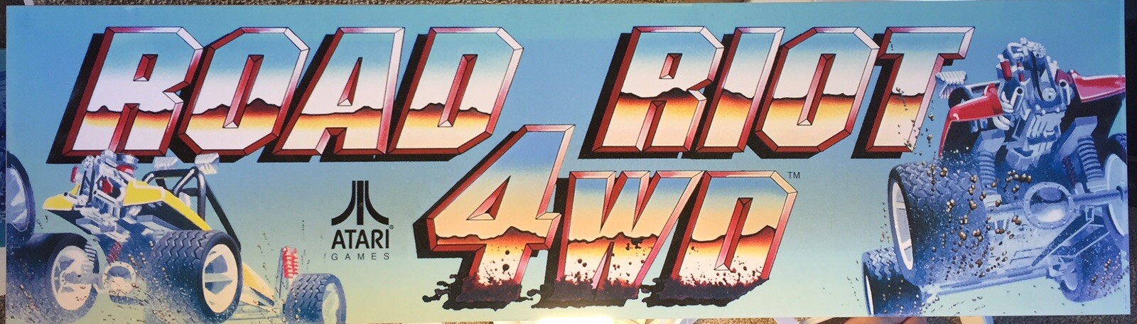 Road Riot 4WD Arcade Marquee
