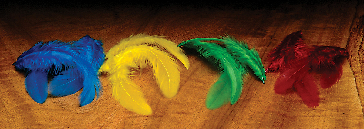 Hareline Dubbin' DYED SOFT HACKLE Fly Tying Feathers