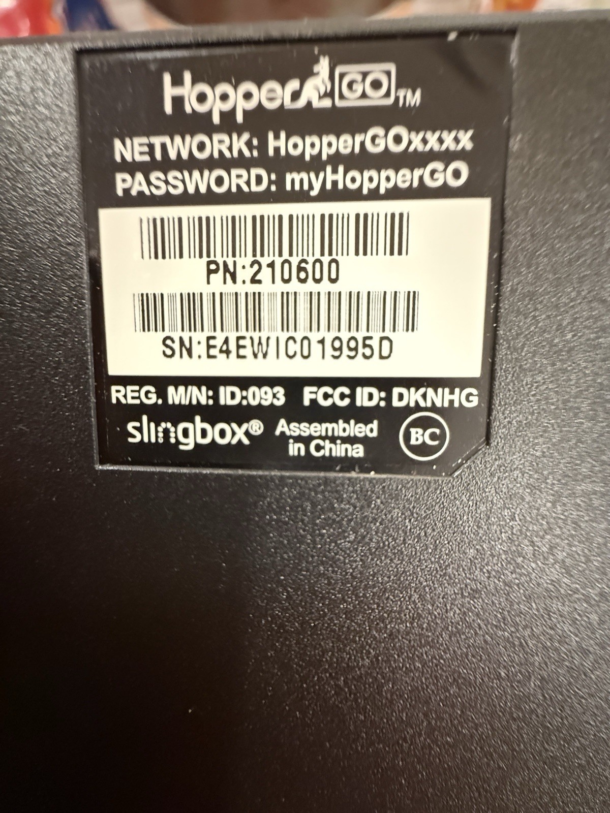 DISH Network Hopper Go