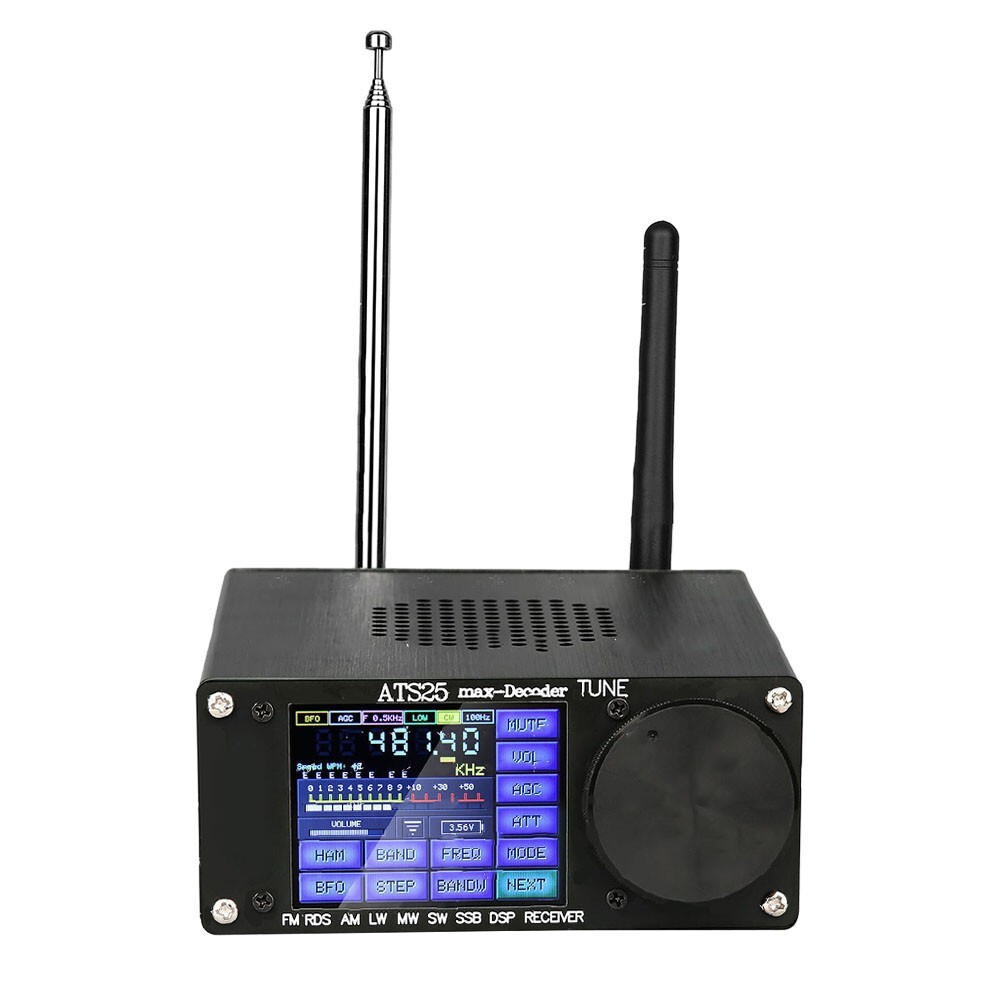 ATS-25max-Decoder Si4732A10 Full-Ba N D Receiver Support CW RTTY FT8 FT4 SW for