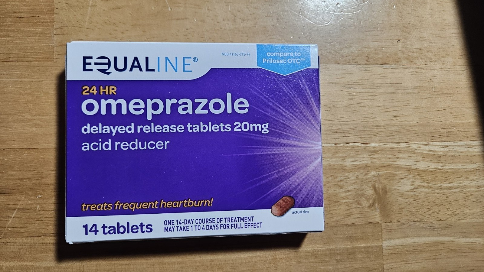 NEW SEALED EQUALINE OMEPRAZOLE 20 MG 5300 total tablets