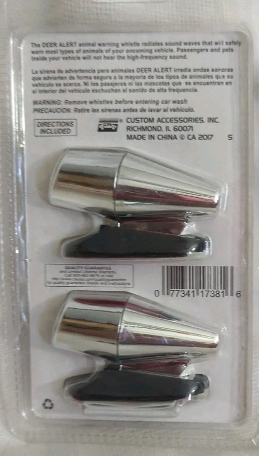 Custom Accessories Chrome Deer Alerts (2 Pack)