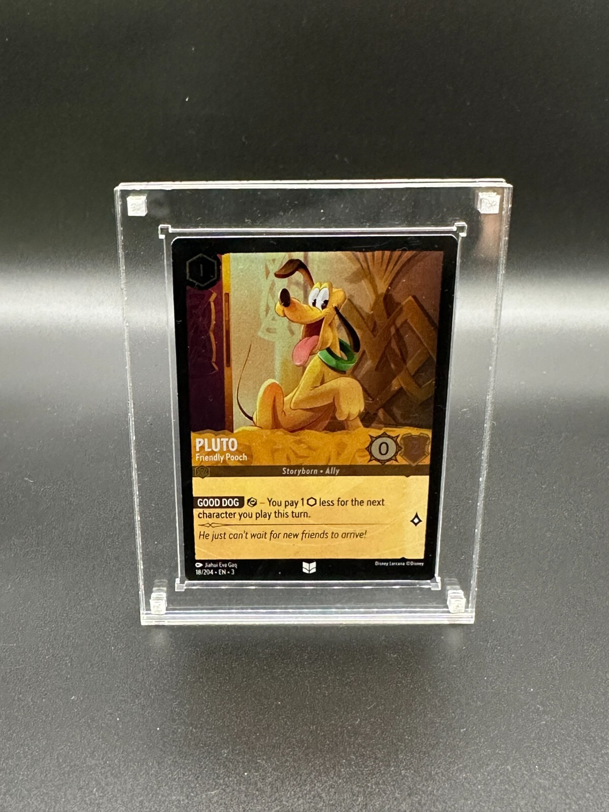 Disney Lorcana Magnetic Card Wall Display Case Enchanted Legendary Super Clear