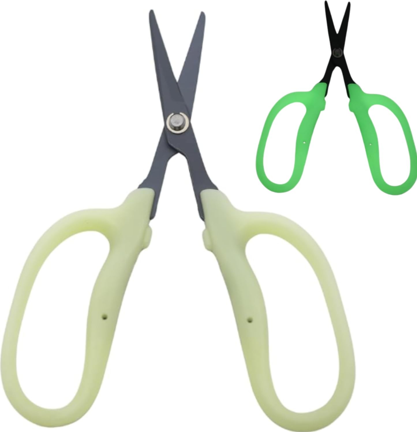 Obsidian Drake Pro Hort Trimming Scissors - Non-Stick Fluorine L-Shape Blade...
