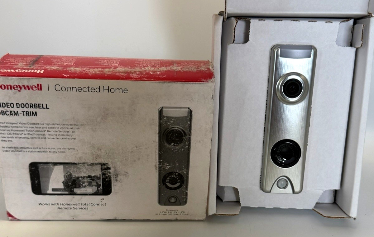 Honeywell Dbcam-Trim In Silver Video Doorbell Camera