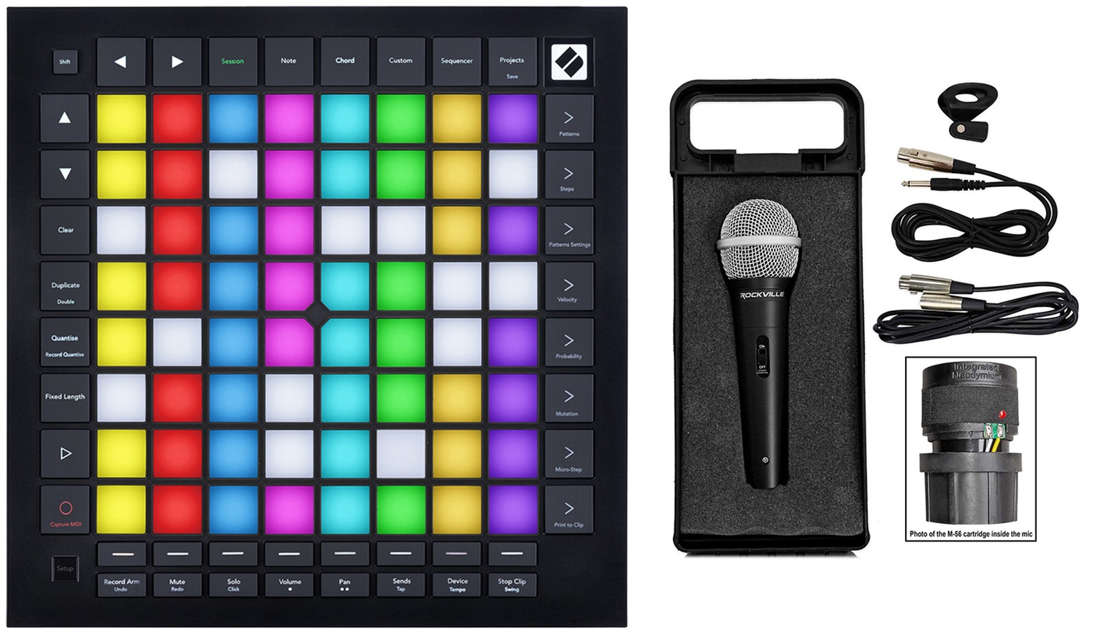 Novation Launchpad Pro MK3 Ableton Live USB MIDI RGB 64-Pad DJ Controller+Mic