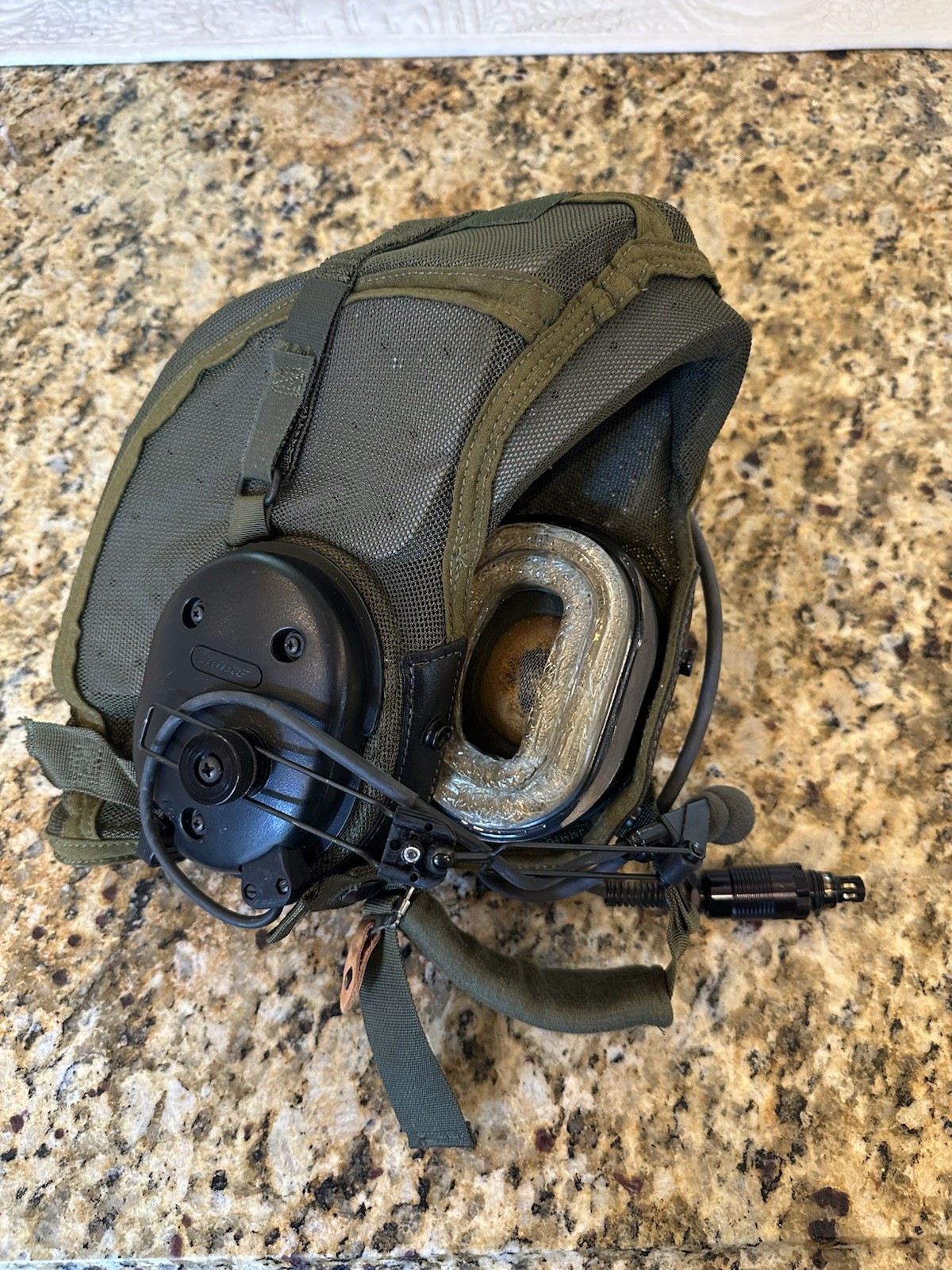 NOS, Military Helmet Headset, VIC-3 / VRC, HMMWV, 5965-01-397-7544, Bose