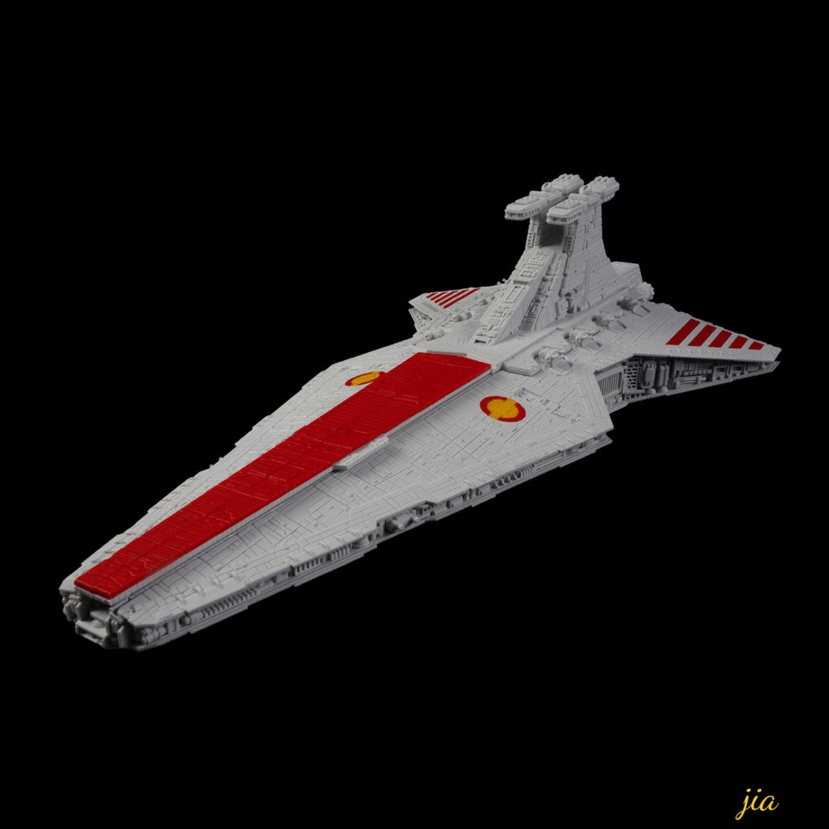 1/3200 Venator-class Star Destroyer Assemble Model Kit W/base 3D Printing