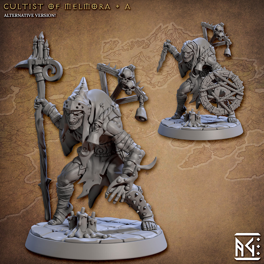 Cultist Warrior A - NPC - Artisan Guild - Dungeons and Dragons