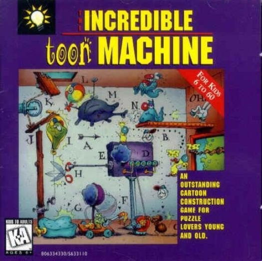 The Incredible Toon Machine PC CD build cartoon construction contraptions game!
