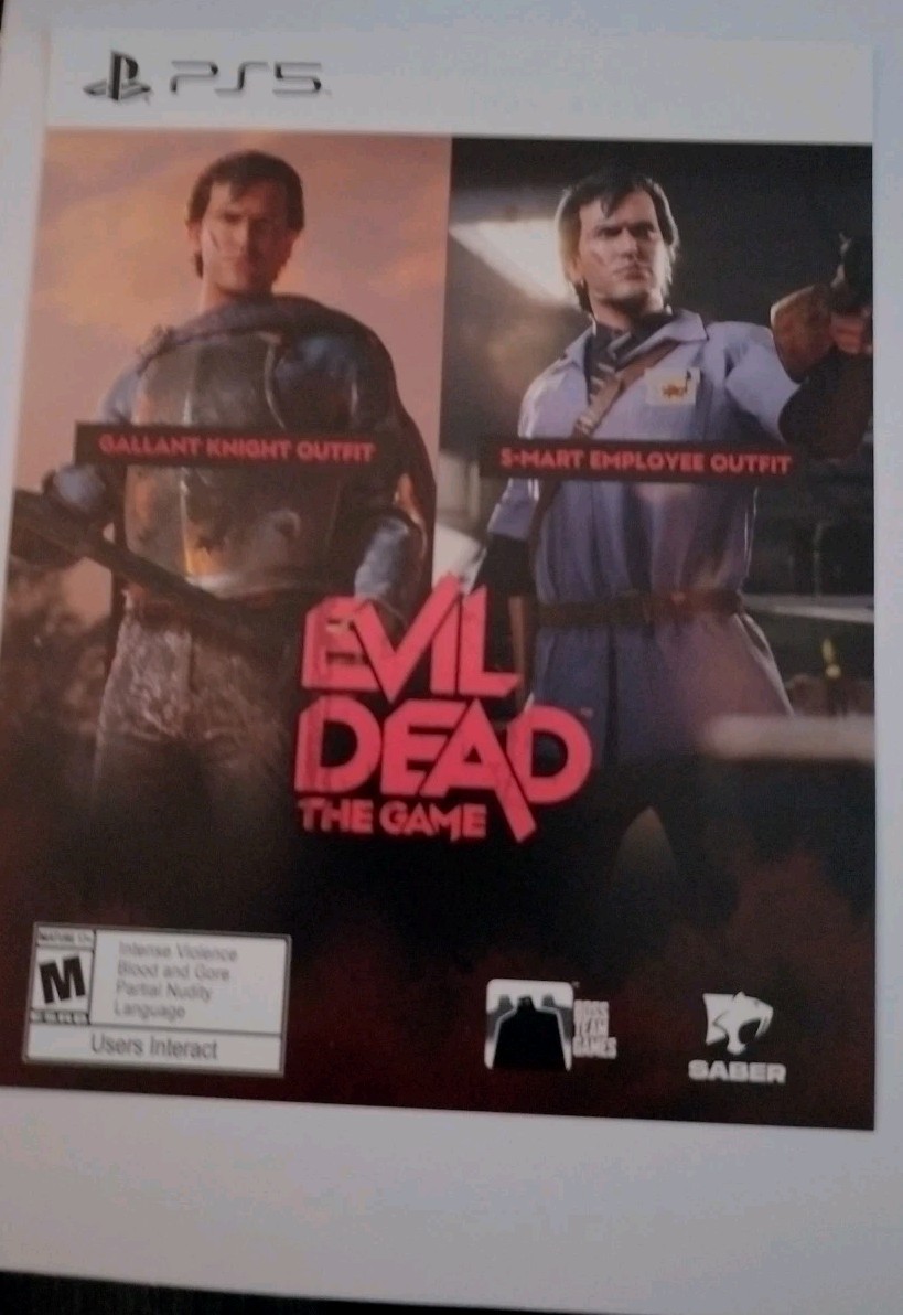 Evil Dead Bonus Content DLC PS5 PlayStation 5 - NOT FULL GAME