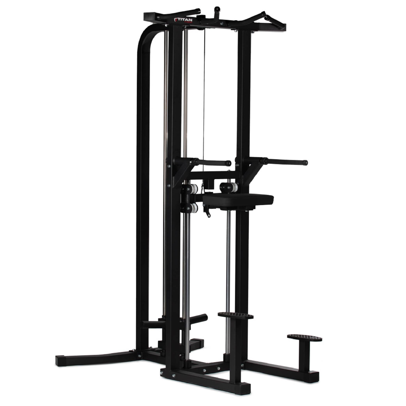 Titan Fitness Plate-Loaded Assisted Chin/Pull-Up and Dip Machine, Rated 400 LB
