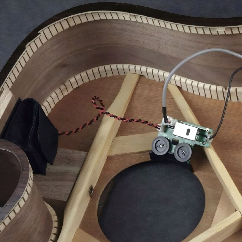 VT1 Acoustic Guitar Pickup System With Mic Board Tail Pickup Enduring
