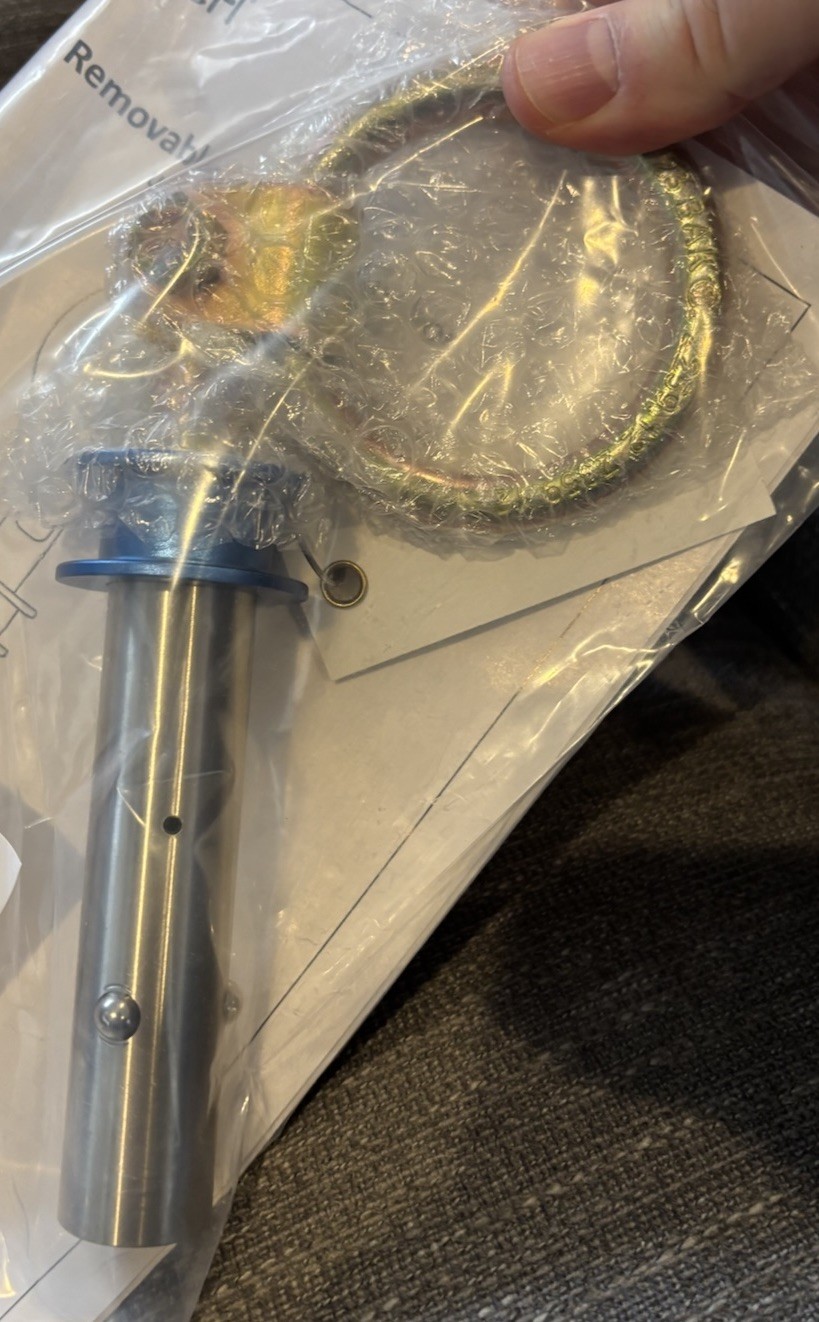 FallTech Removable Concrete Anchor O Ring Connection Point 360 Degree Swivel7446