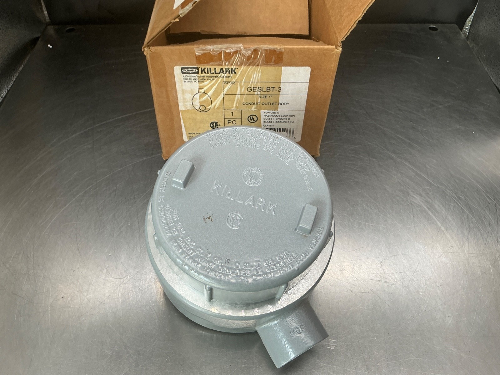 Killark GESLBT-3 Conduit Outlet Body 1"