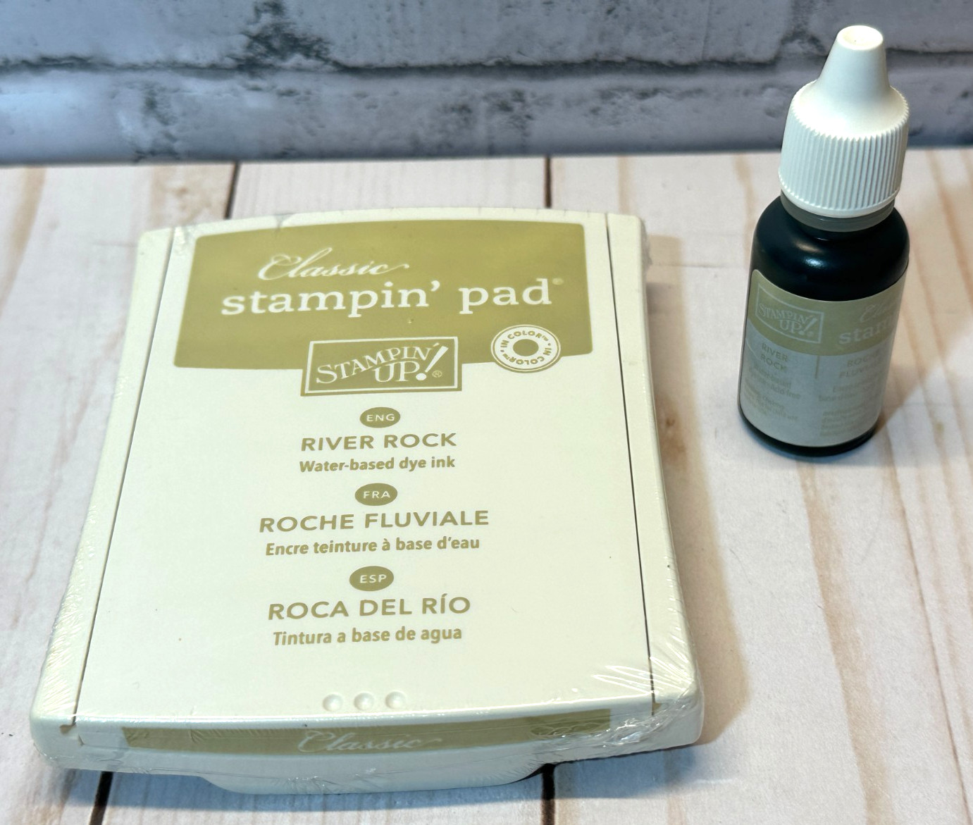 Stampin Up! RIVER ROCK Ink Pad and Reinker! Cardmaking Scrapbooking