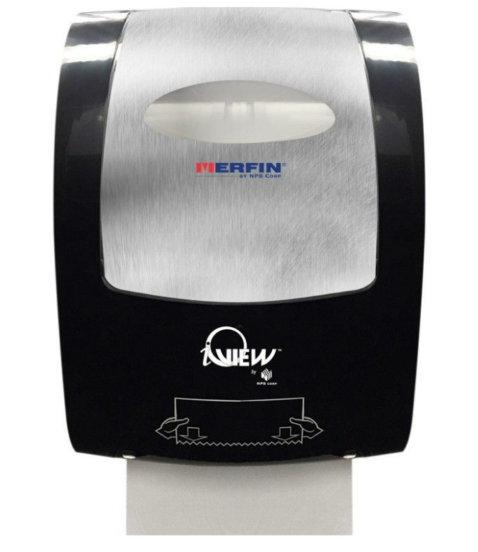 Merfin 51091B iView Towel Dispenser Black 1/cs