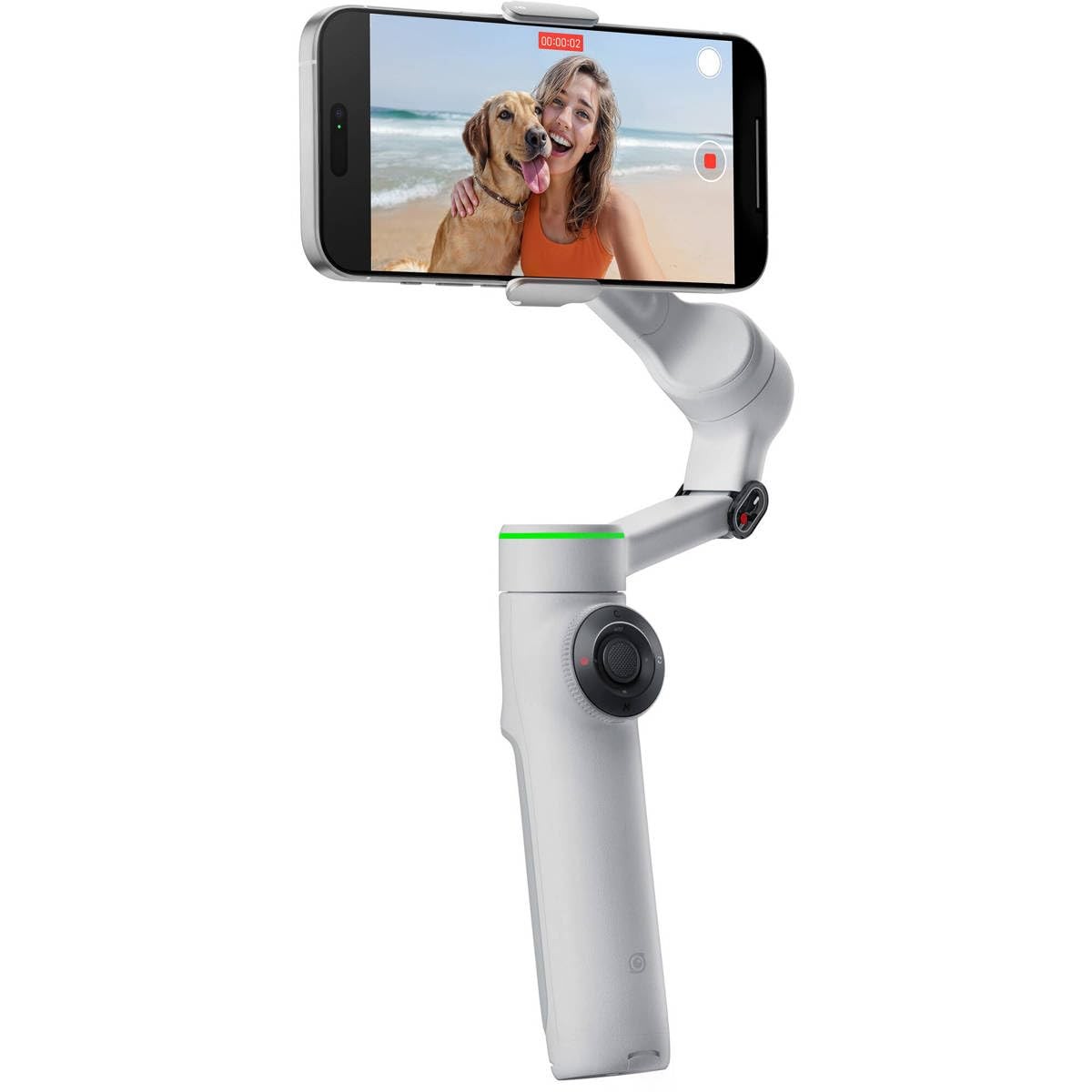 Insta360 Flow 2 Pro Grey- AI-Powered Stick, Portable & Foldable