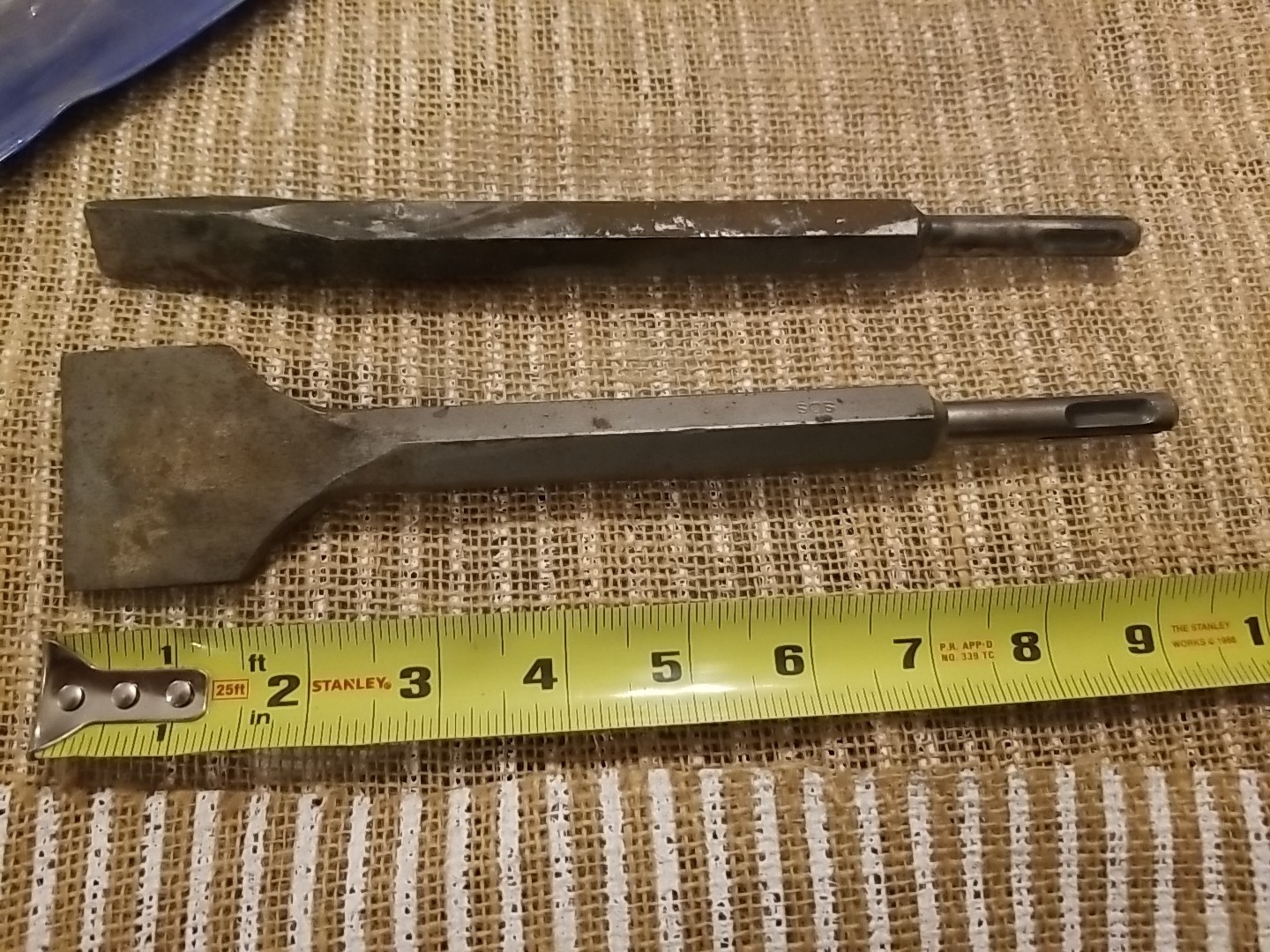 chisel set Heavy Duty Work!! Older Used Tools Great For Masonry Work