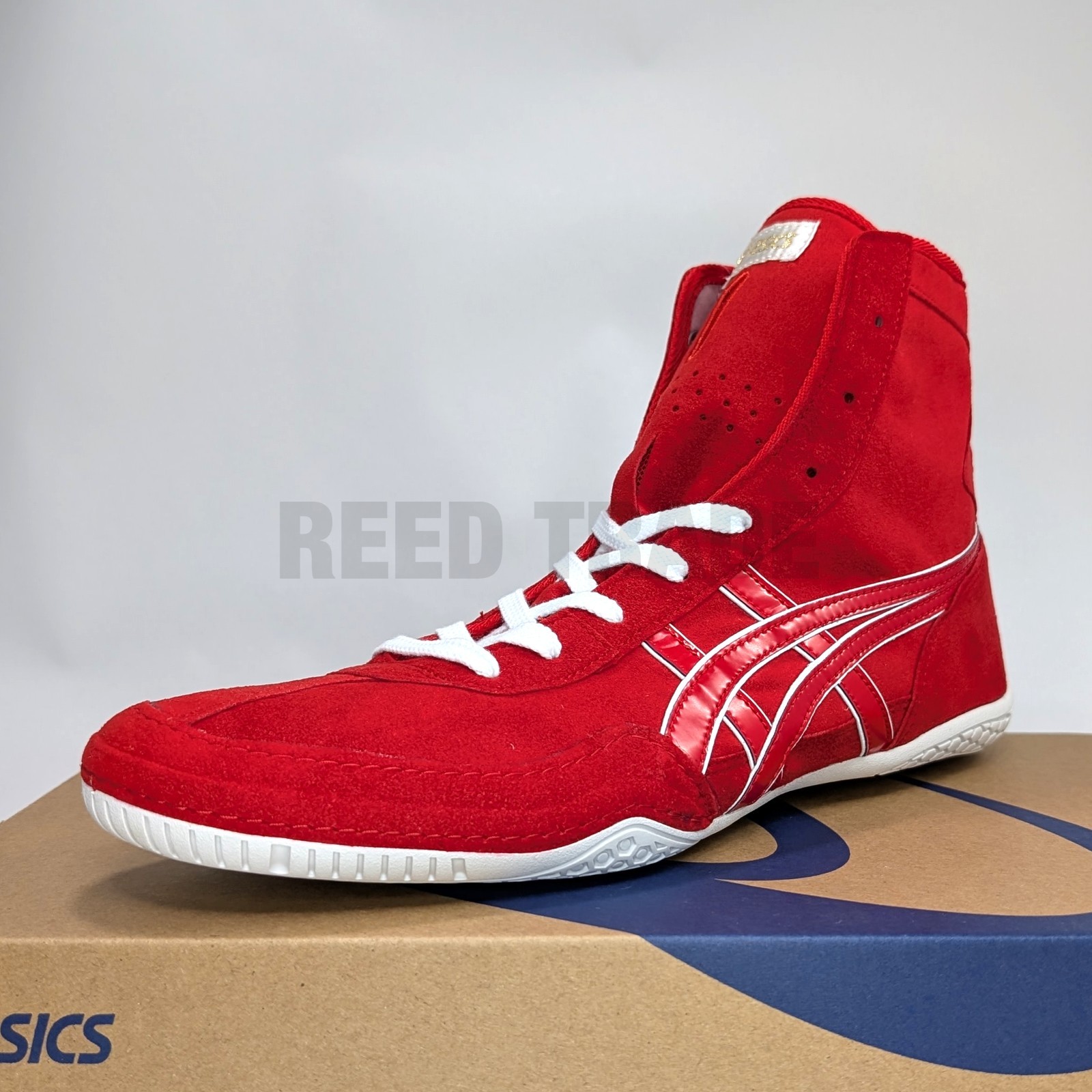 ASICS Wrestling Shoes 1083A001 Red/Red(White) lace:White EX-EO(TWR900 Successor)